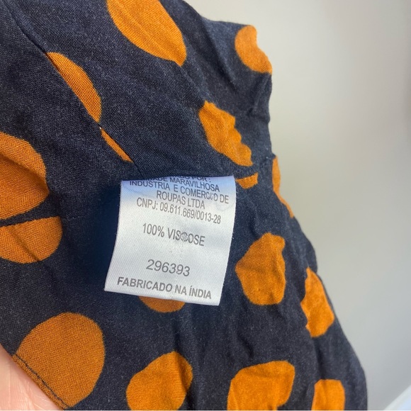 Farm Rio Strawberry Crop Top Tie Back P - Picture 6 of 6